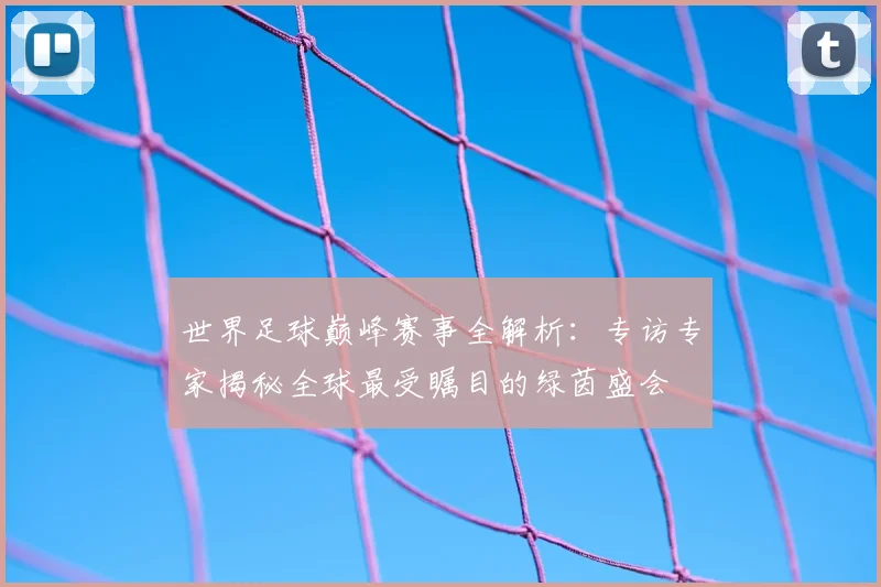 世界足球巅峰赛事全解析：专访专家揭秘全球最受瞩目的绿茵盛会